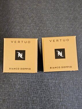 VERTUO Bianco Doppio Double Espresso - 2 Boxes NEW